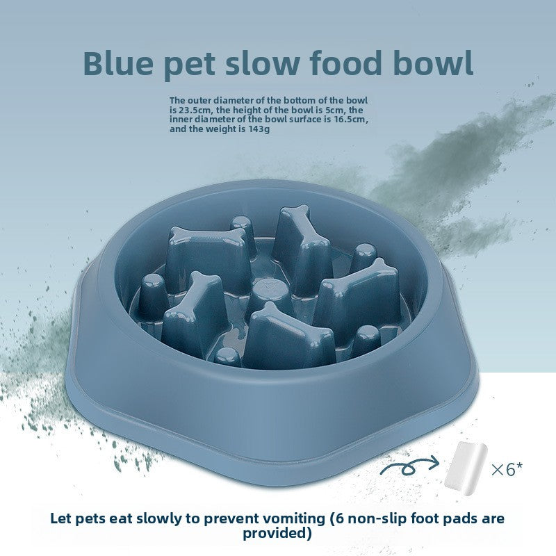Anti Choke Pet Slow Feeder Bowl