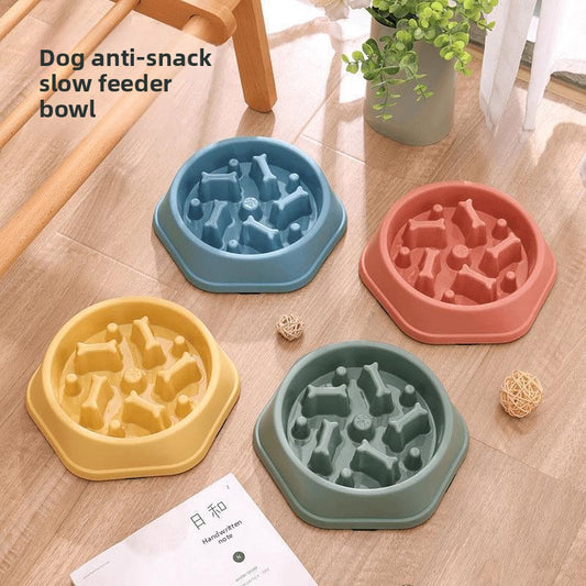 Anti Choke Pet Slow Feeder Bowl