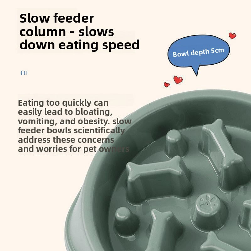 Anti Choke Pet Slow Feeder Bowl