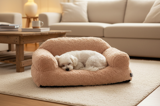 Plush Sofa Bed Dog