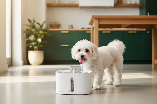 Wireless Smart Pet Water Fountain — Dog Lifestyle Hero