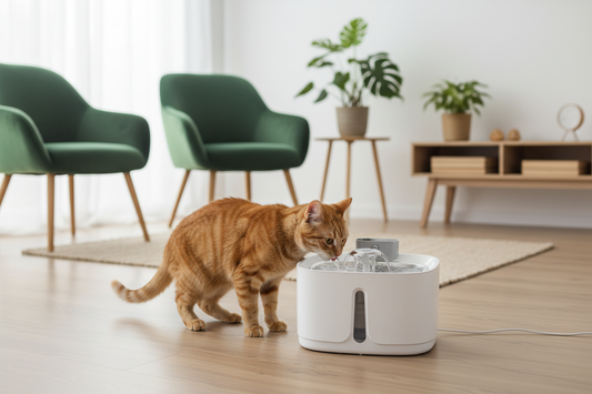 Wireless Smart Pet Water Fountain — Lifestyle Hero